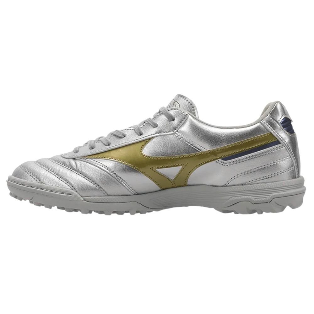 Chuteira Society Mizuno Morelia II Elite Pro AS Prata 2
