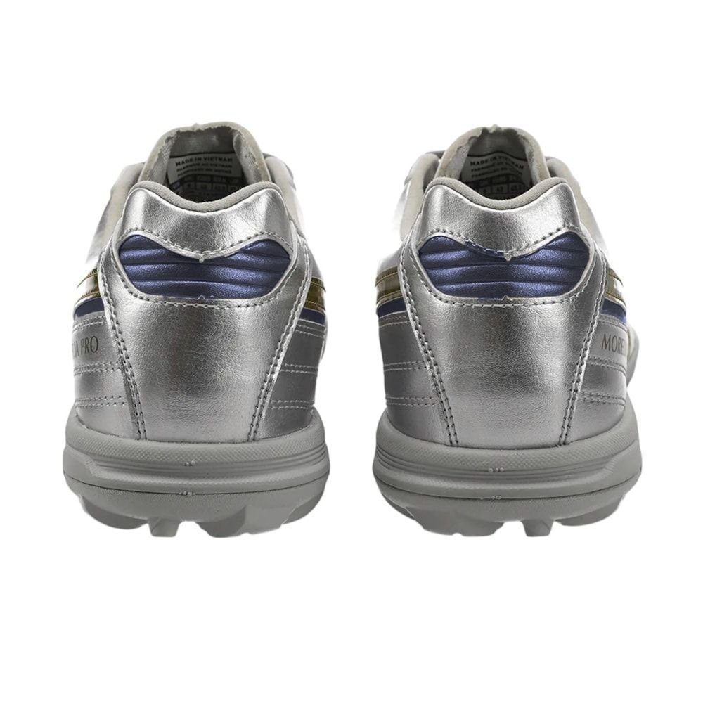 Chuteira Society Mizuno Morelia II Elite Pro AS Prata 4