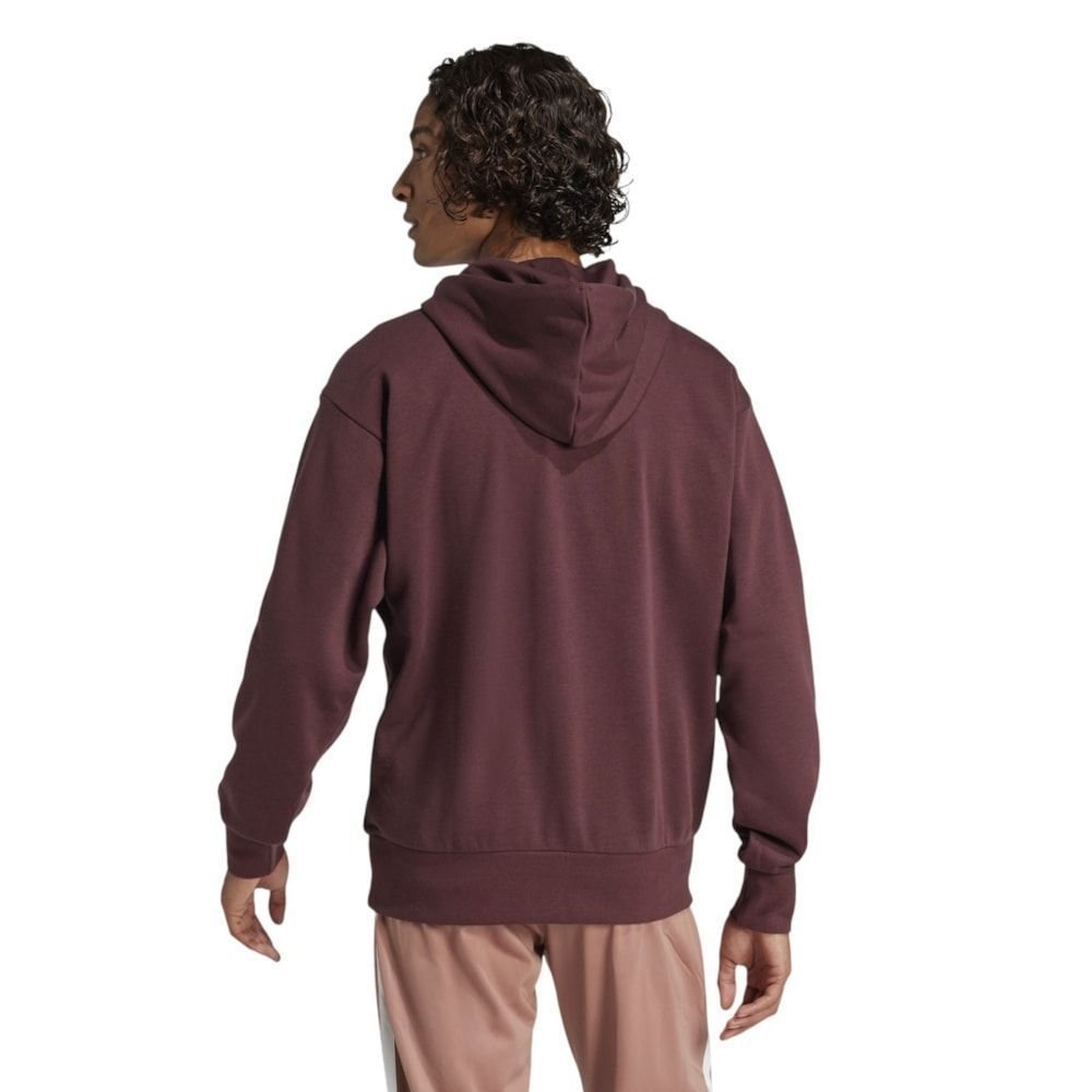 Moletom Adidas Essentials Big Logo Masculino Bordô 2