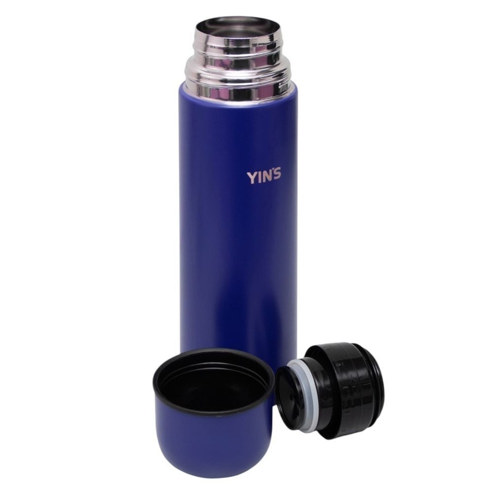 Garrafa Térmica Yins Slim 750ML Azul 3