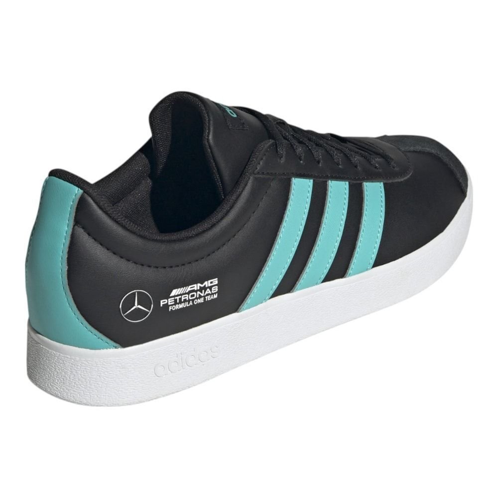 Tênis Adidas VL Court Mercedes AMG Petronas Unissex Preto 4