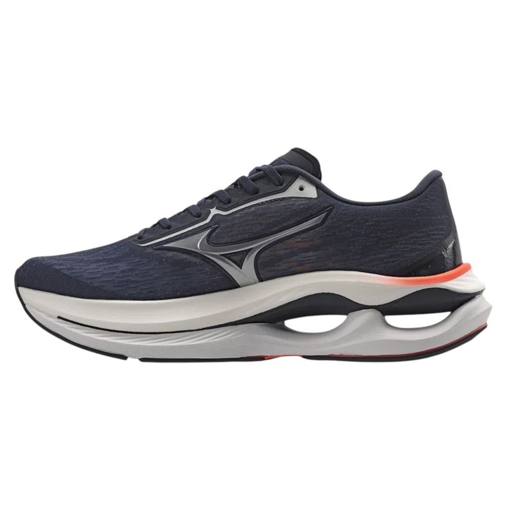 Tênis Mizuno Wave Creation 26 Masculino Azul/Laranja 2