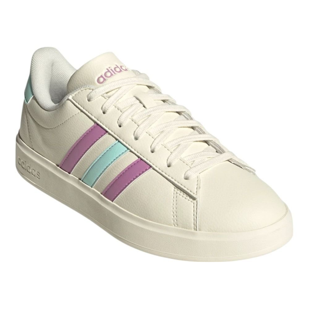 Tênis Adidas Grand Court 2.0 Feminino Bege 3