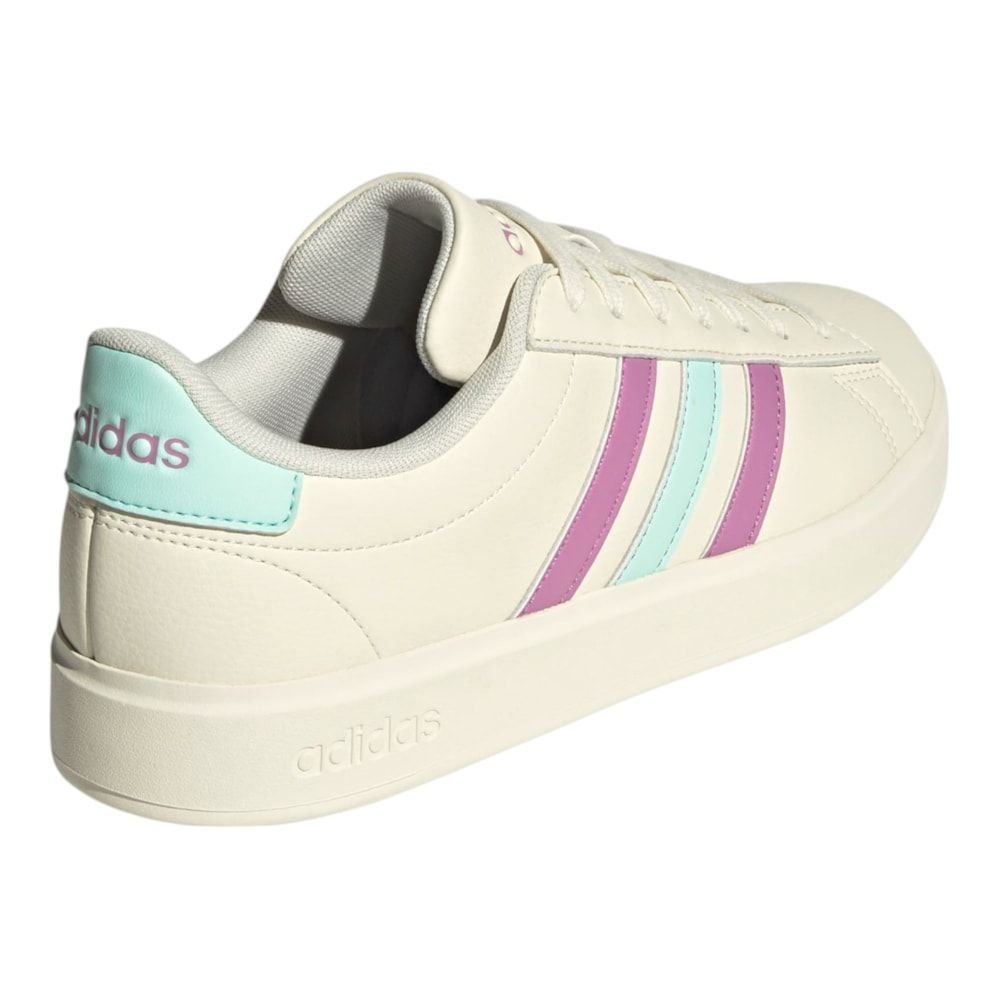 Tênis Adidas Grand Court 2.0 Feminino Bege 4
