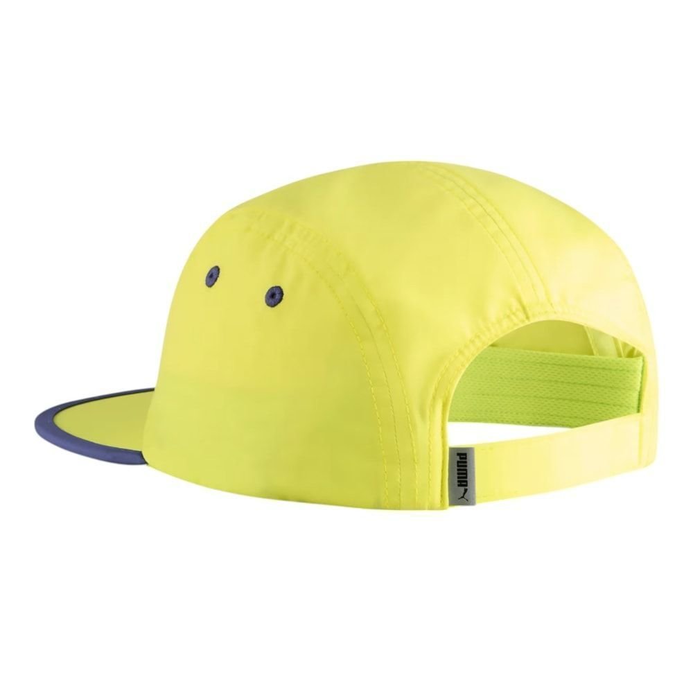 Boné Puma ESS Running 5 Panel Amarelo/Azul 2