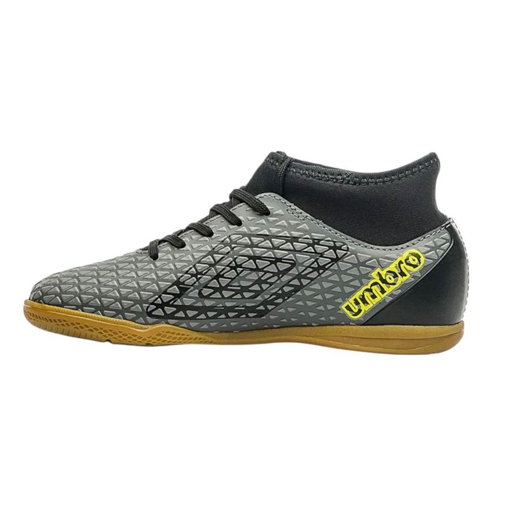 Chuteira Futsal Umbro Mutant Infantil Cinza 2