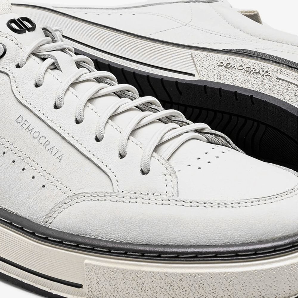 Sapatênis Democrata Denim Foster Masculino Branco 4