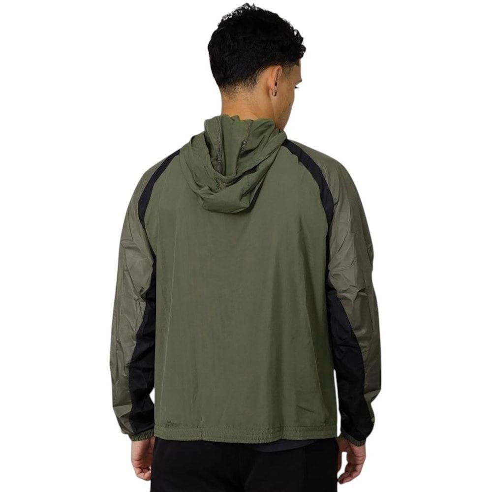 Jaqueta Fila Color Block Letter Masculina Verde 2