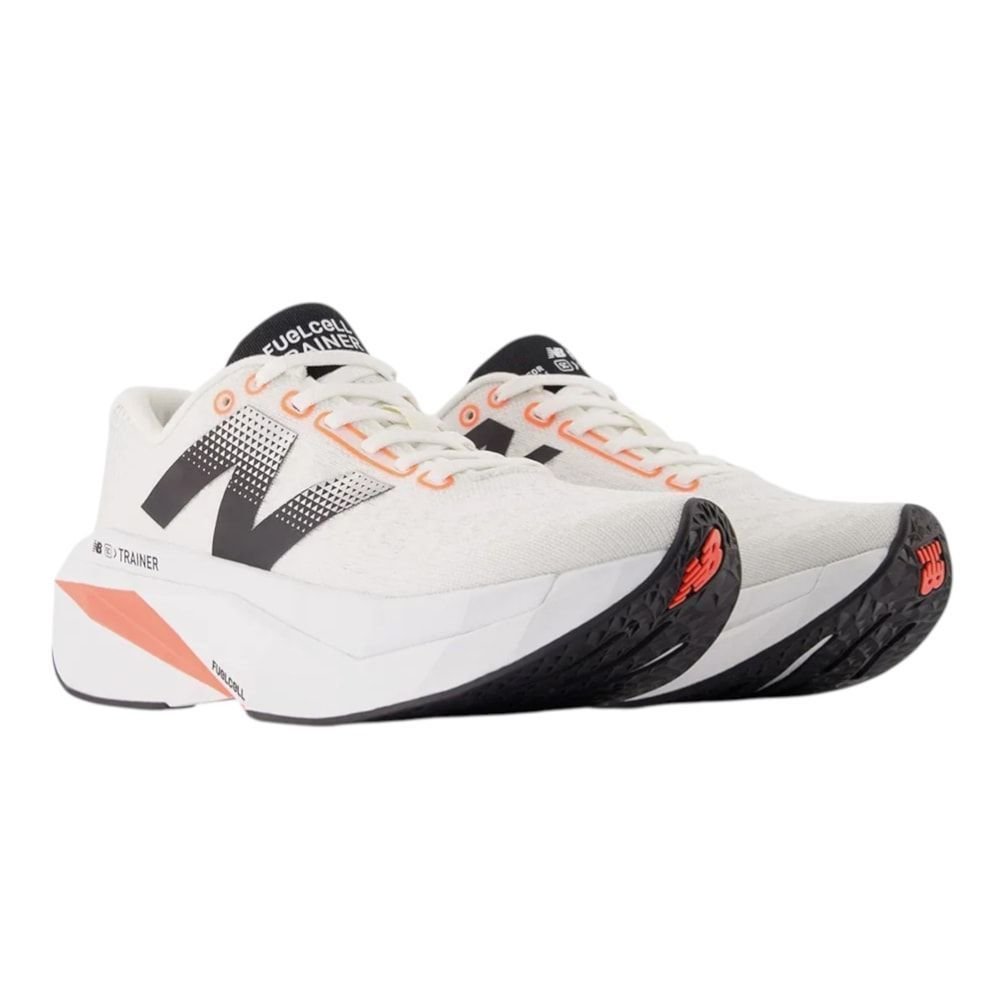 Tênis New Balance Fuelcell Supercomp Trainer V3 Feminino Branco/Laranja/Preto 3