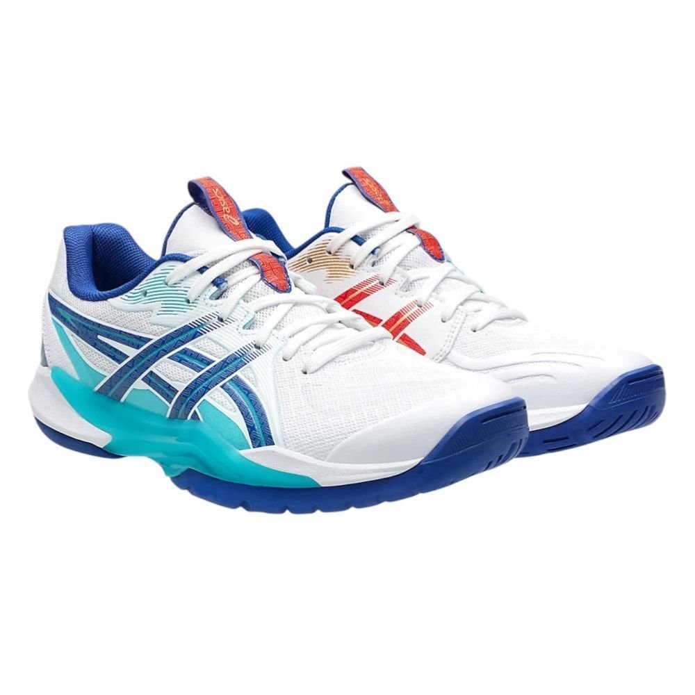 Tênis Asics Powerbreak FF Masculino Branco/Azul 3