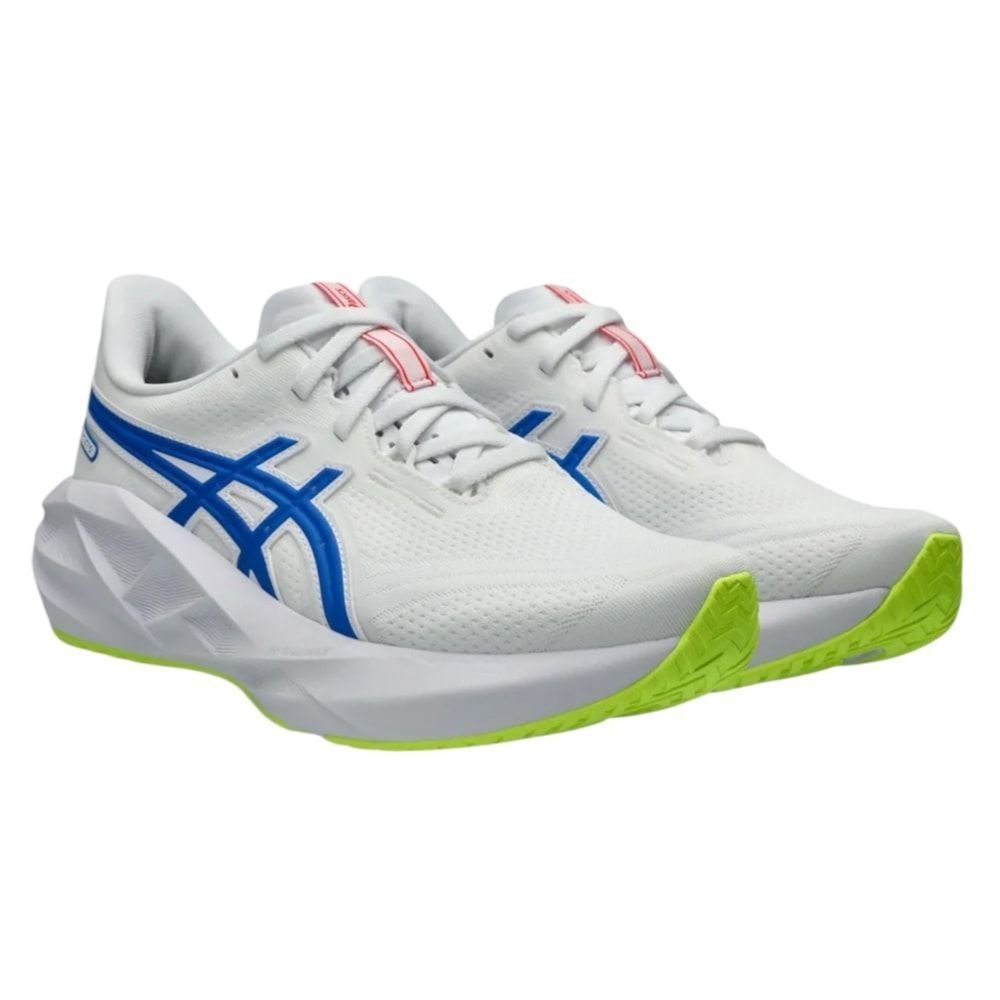 Tênis ASICS Novablast 5 ATC Feminino Branco/Azul 3
