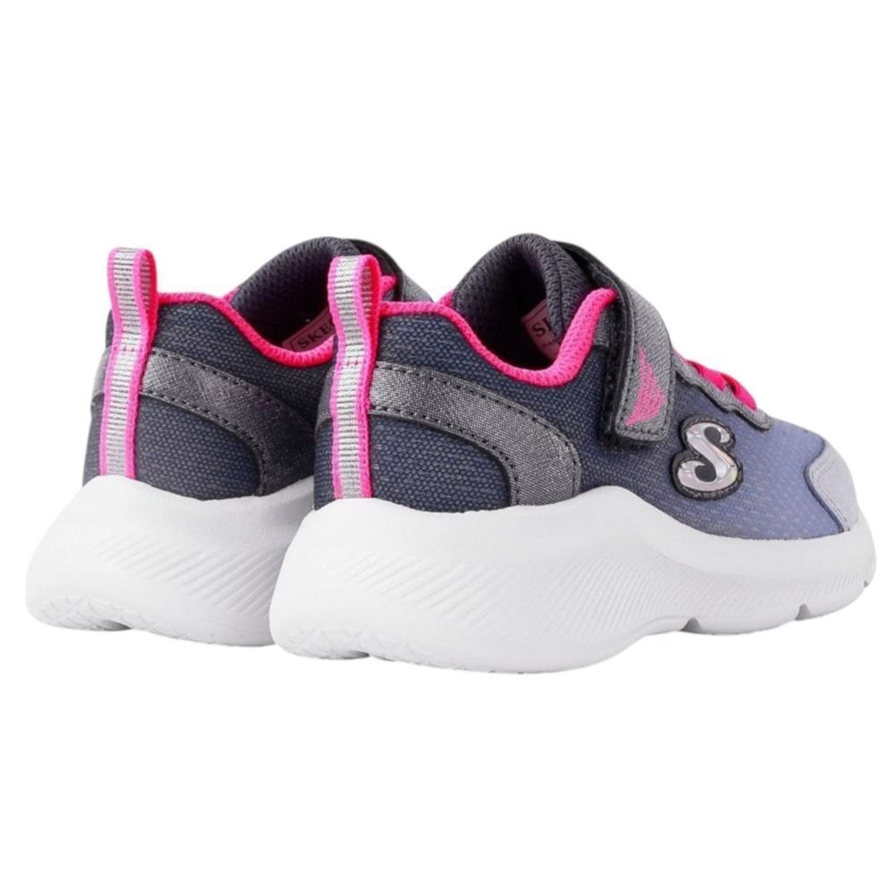 Tênis Skechers Sole Swifters Cutie Walk Infantil Cinza 3