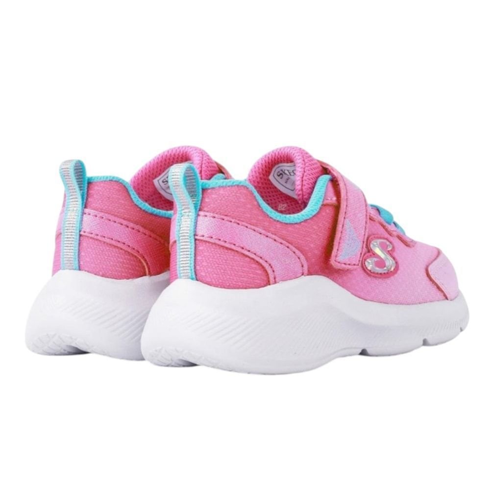 Tênis Skechers Sole Swifters Cutie Walk Infantil Rosa 3