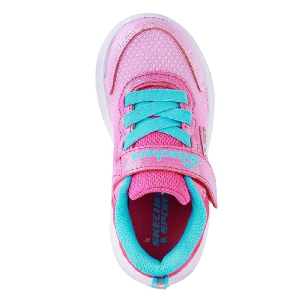 Tênis Skechers Sole Swifters Cutie Walk Infantil Rosa 4
