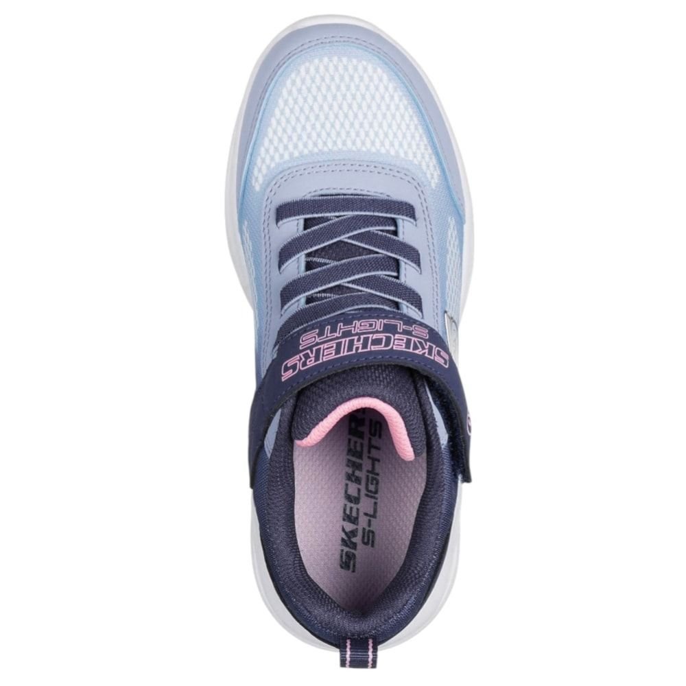 Tênis Skechers Sola Grow Juvenil Azul/Cinza 4