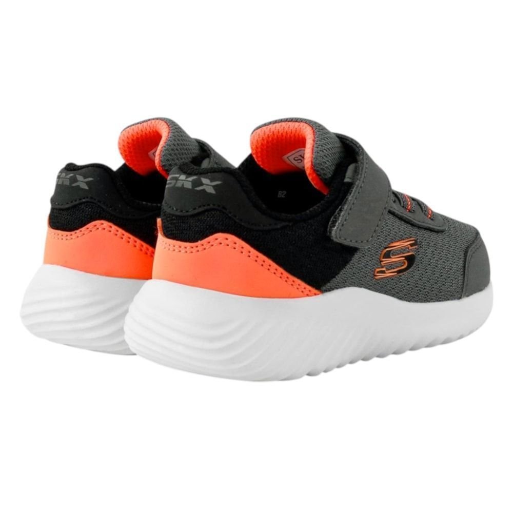 Tênis Skechers Bounder Trekzic Infantil Cinza 3