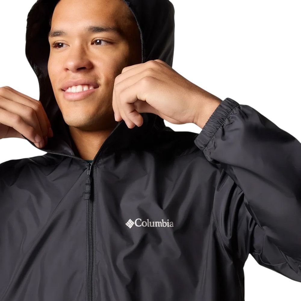 Jaqueta Corta Vento Columbia Flashback II Masculina Preto 3