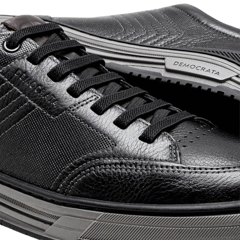 Sapatênis Democrata Denim Dylan Masculino Preto 4