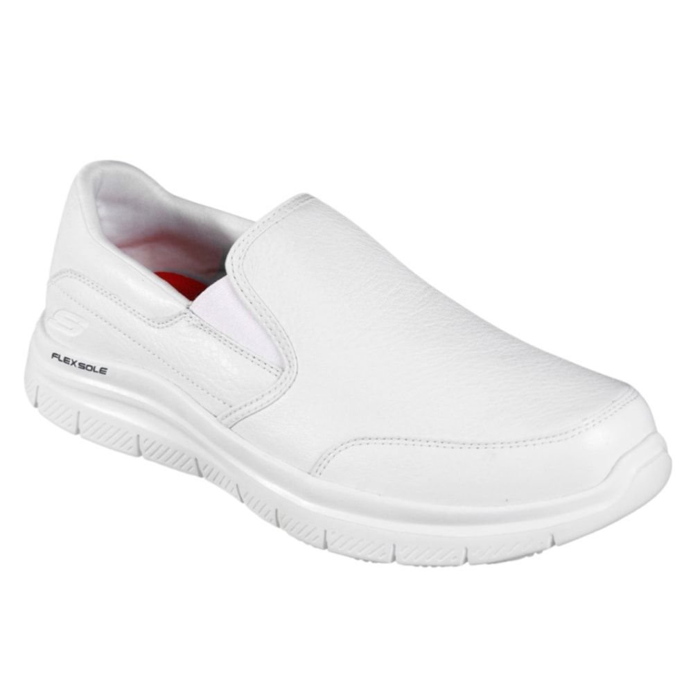 Tênis Skechers Flex Advantage SR Bronwood Masculino Branco 3