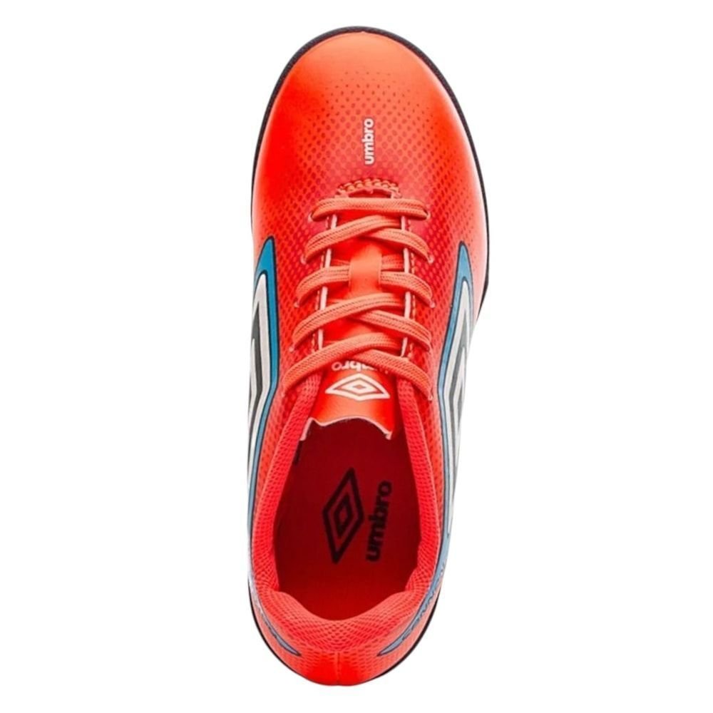 Chuteira Society Umbro Cannon Infantil Laranja 4