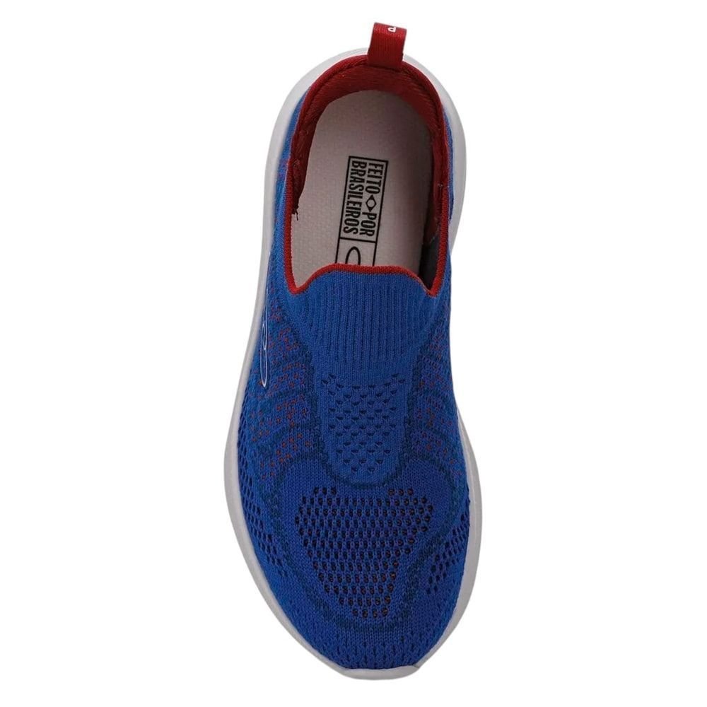 Tênis Olympikus Pixel Infantil Azul/Vermelho 4
