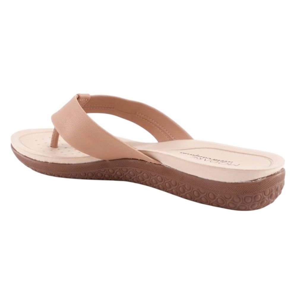 Sandália Rasteira Modare Ultra Conforto Feminina Nude 2