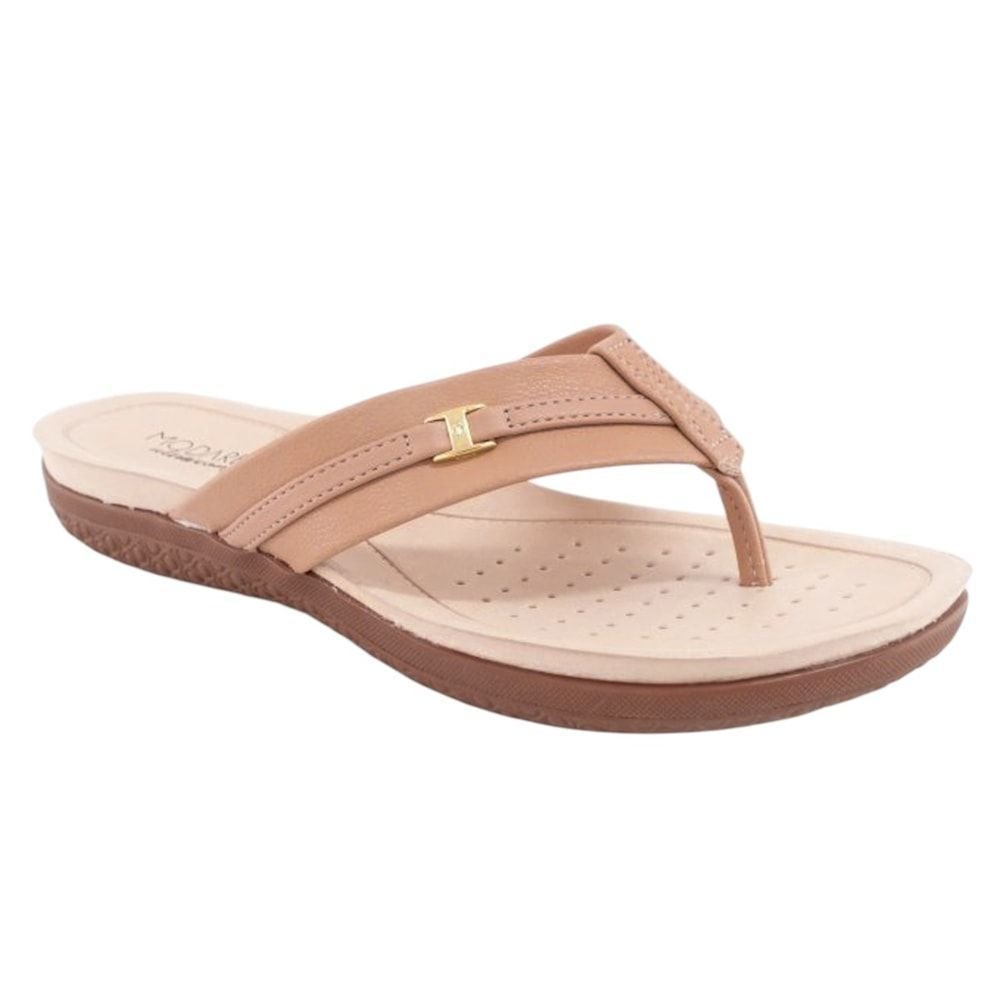 Sandália Rasteira Modare Ultra Conforto Feminina Nude 3