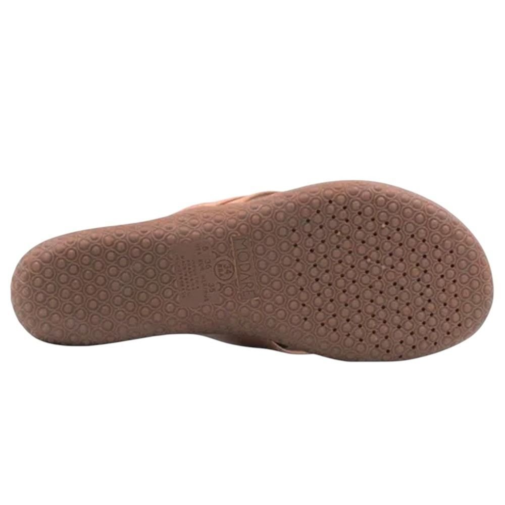 Sandália Rasteira Modare Ultra Conforto Feminina Nude 4