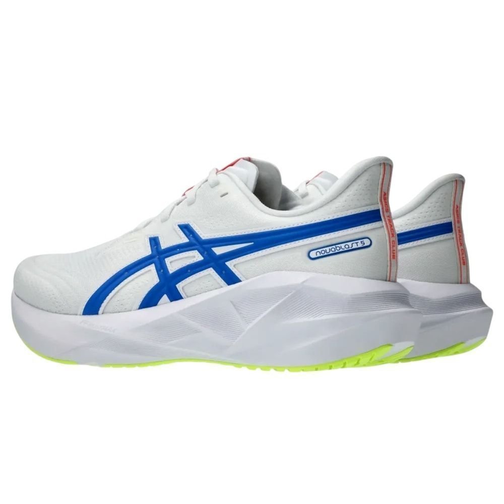 Tênis Asics Novablast 5 ATC Masculino Branco/Azul 3