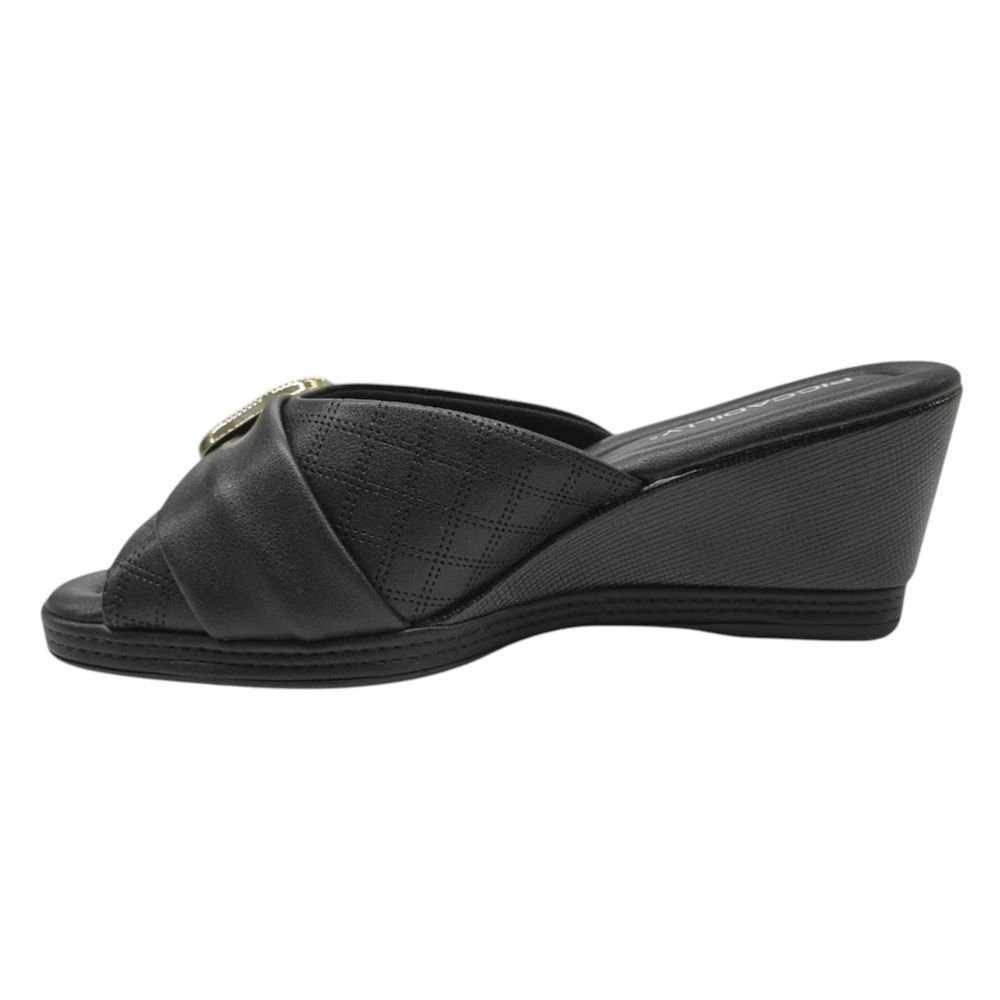 Tamanco Piccadilly Alice Anabela Feminino Preto 2