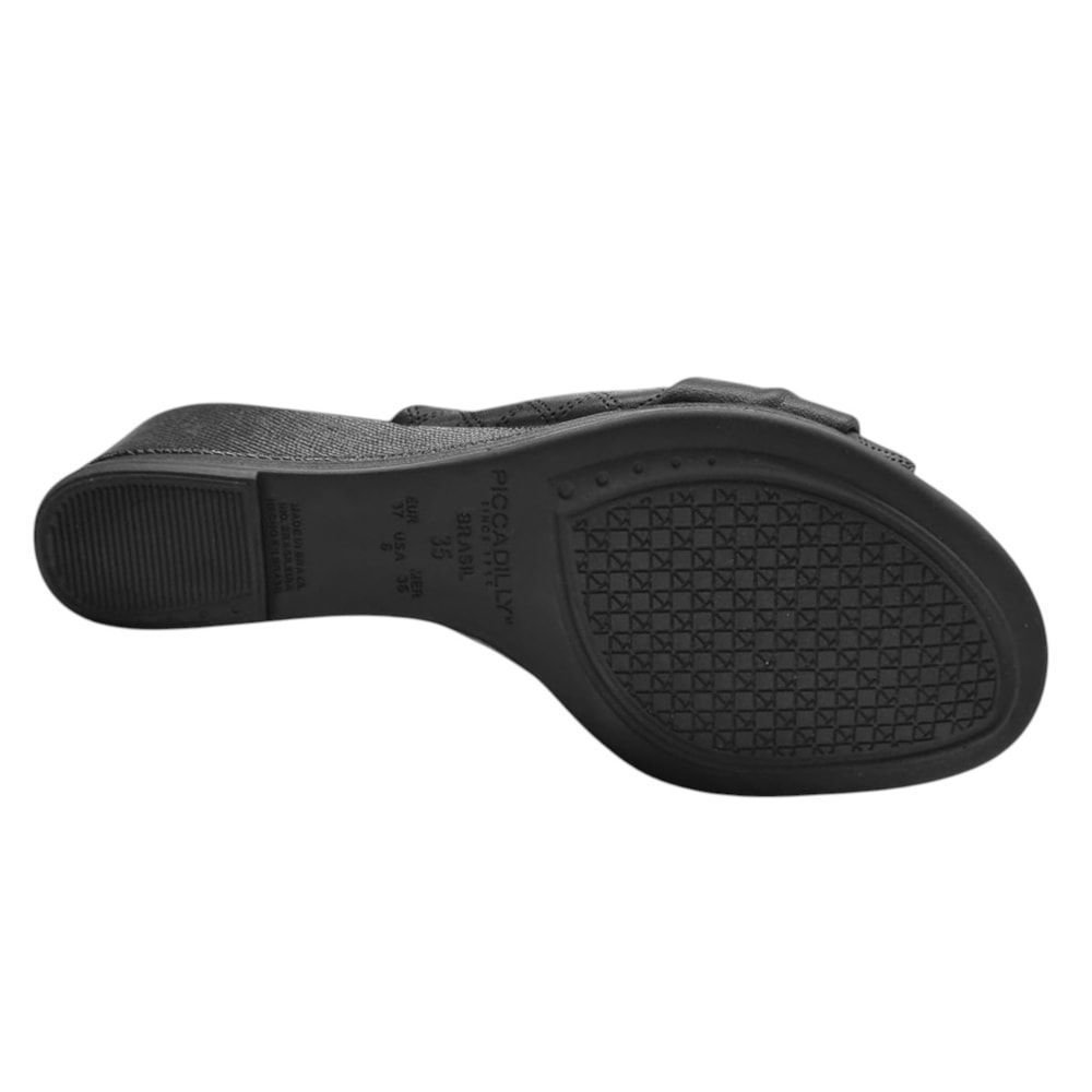 Tamanco Piccadilly Alice Anabela Feminino Preto 6