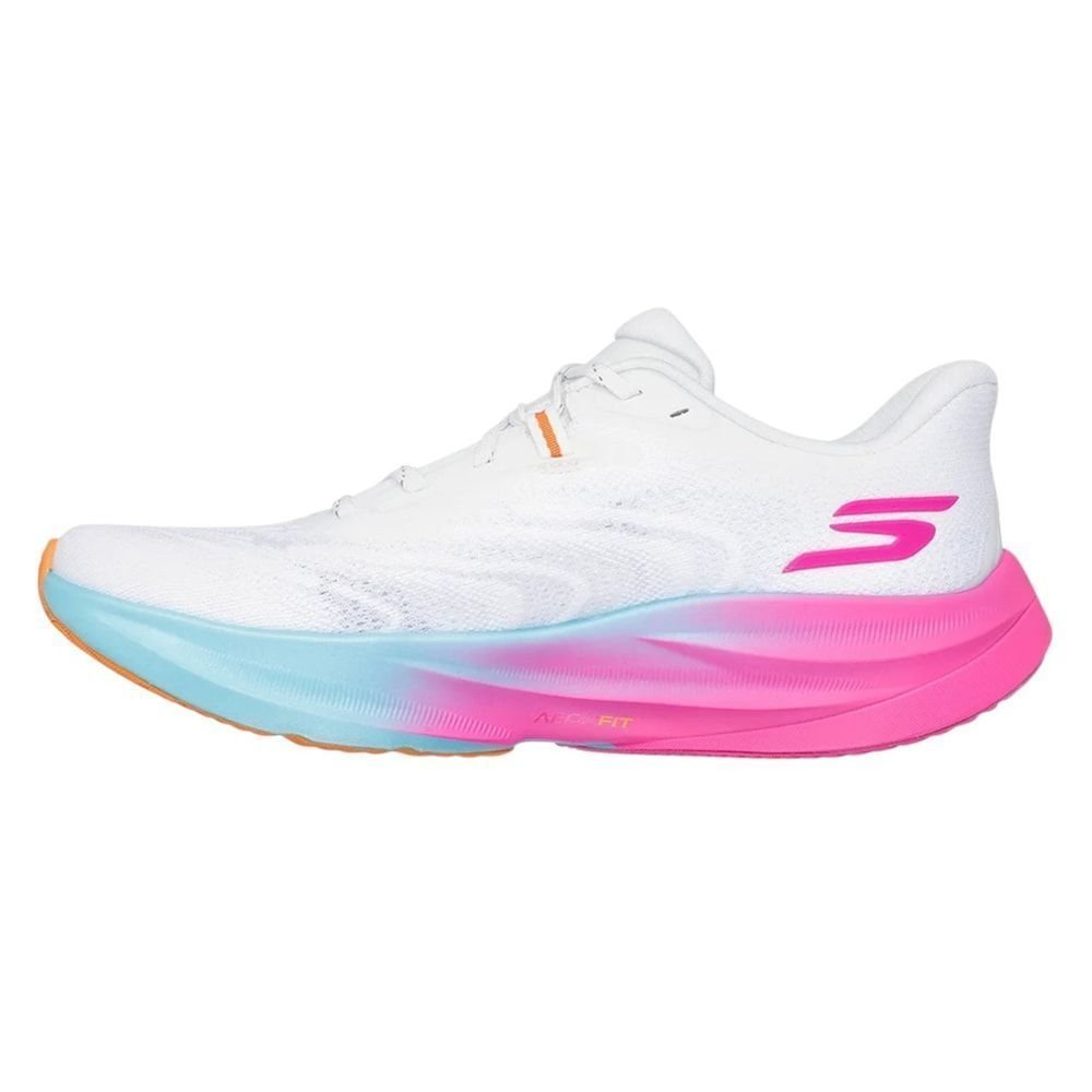 Tênis Skechers SKX Aero Spark Feminino Branco/Rosa/Azul 2