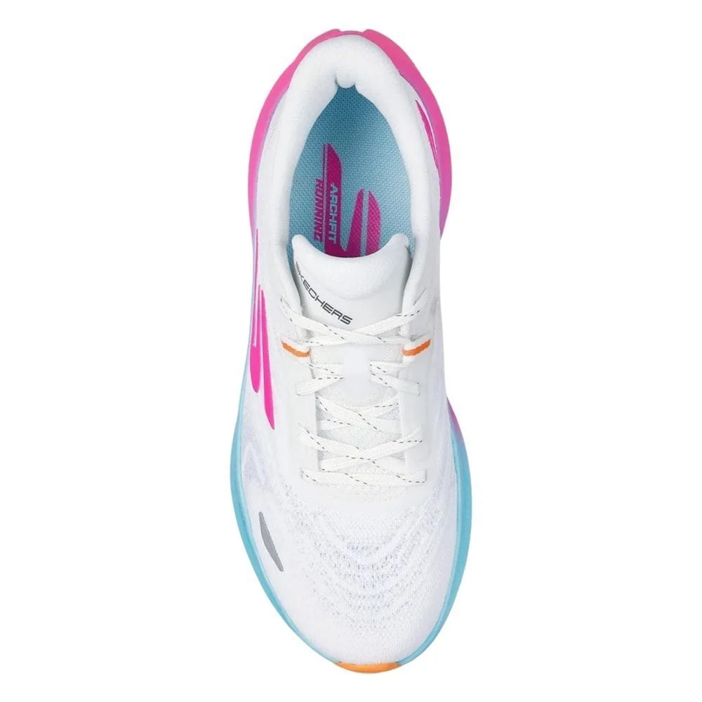 Tênis Skechers SKX Aero Spark Feminino Branco/Rosa/Azul 4