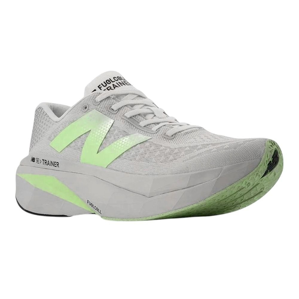 Tênis New Balance Fuelcell Supercomp Trainer V3 Masculino Cinza/Verde 3