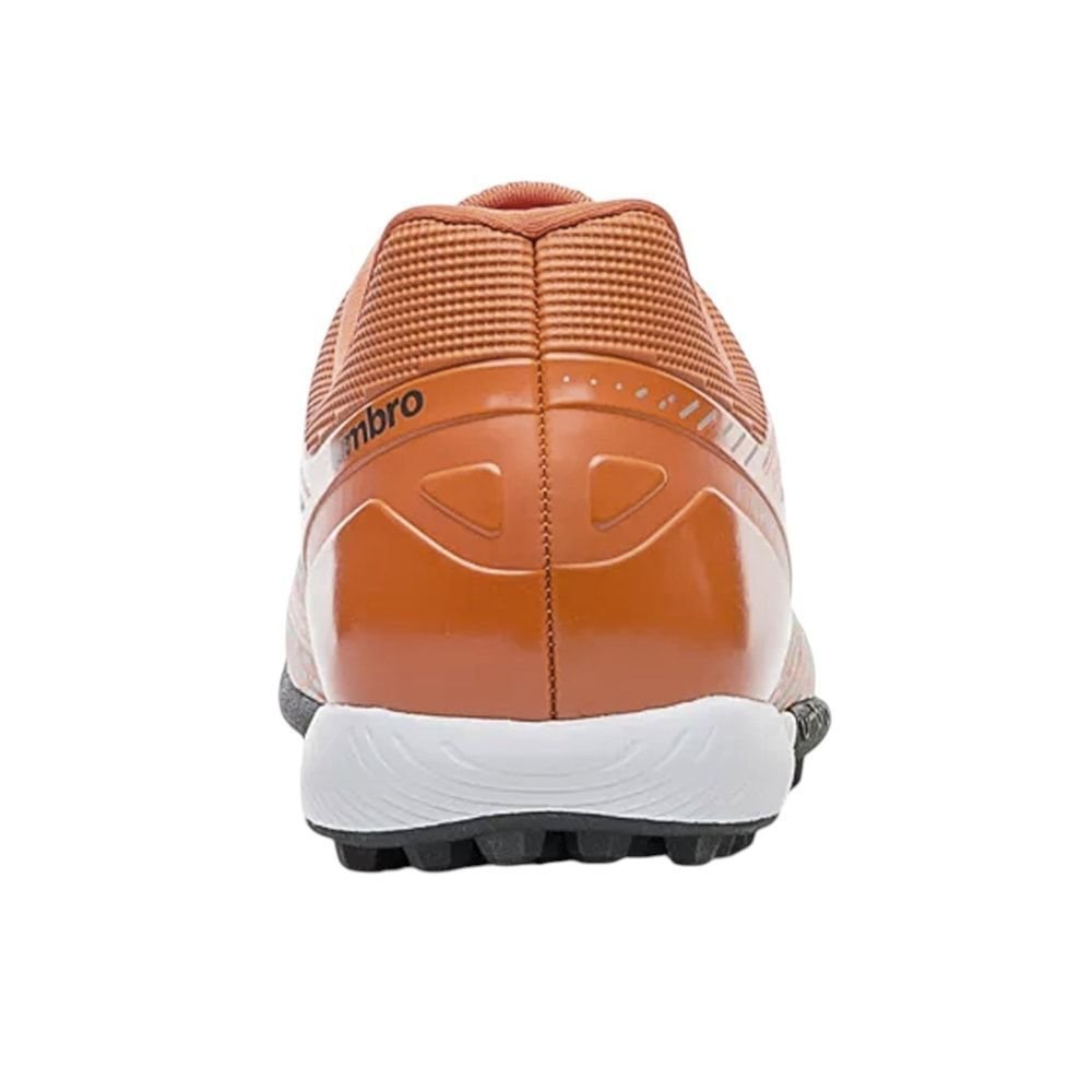 Chuteira Society Umbro Gravity Cinza/Laranja 4