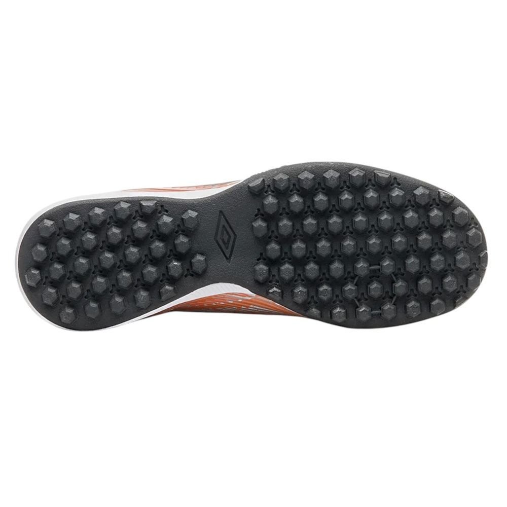 Chuteira Society Umbro Gravity Cinza/Laranja 6