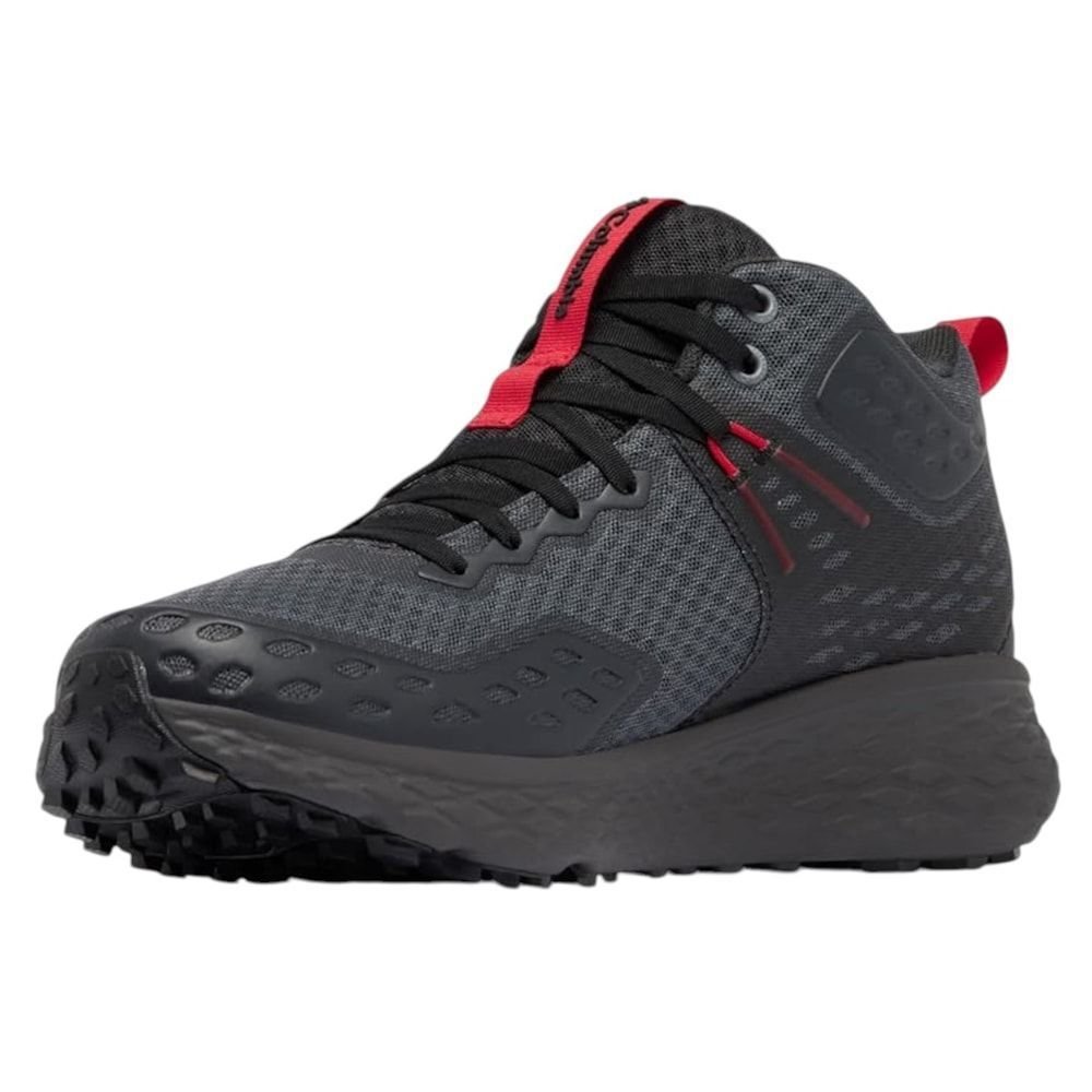 Bota Columbia Konos TRS OutDry Masculina Preto/Vermelho 3