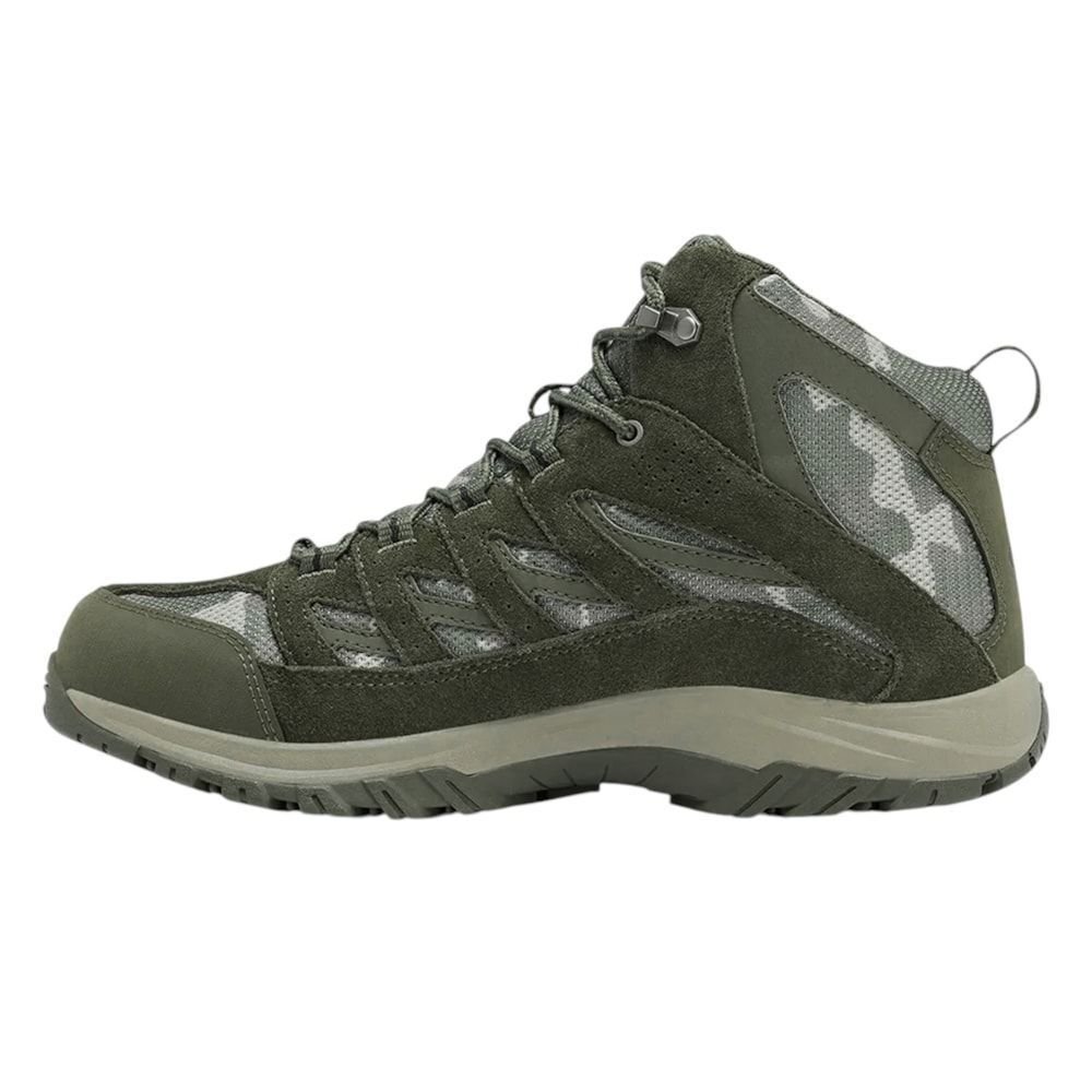 Bota Columbia Crestwood Mid Waterproof Masculina Verde/Cinza 2