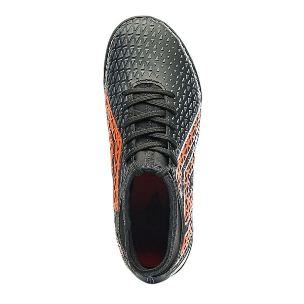 Chuteira Society Umbro Mutant Infantil Preto/Laranja 5