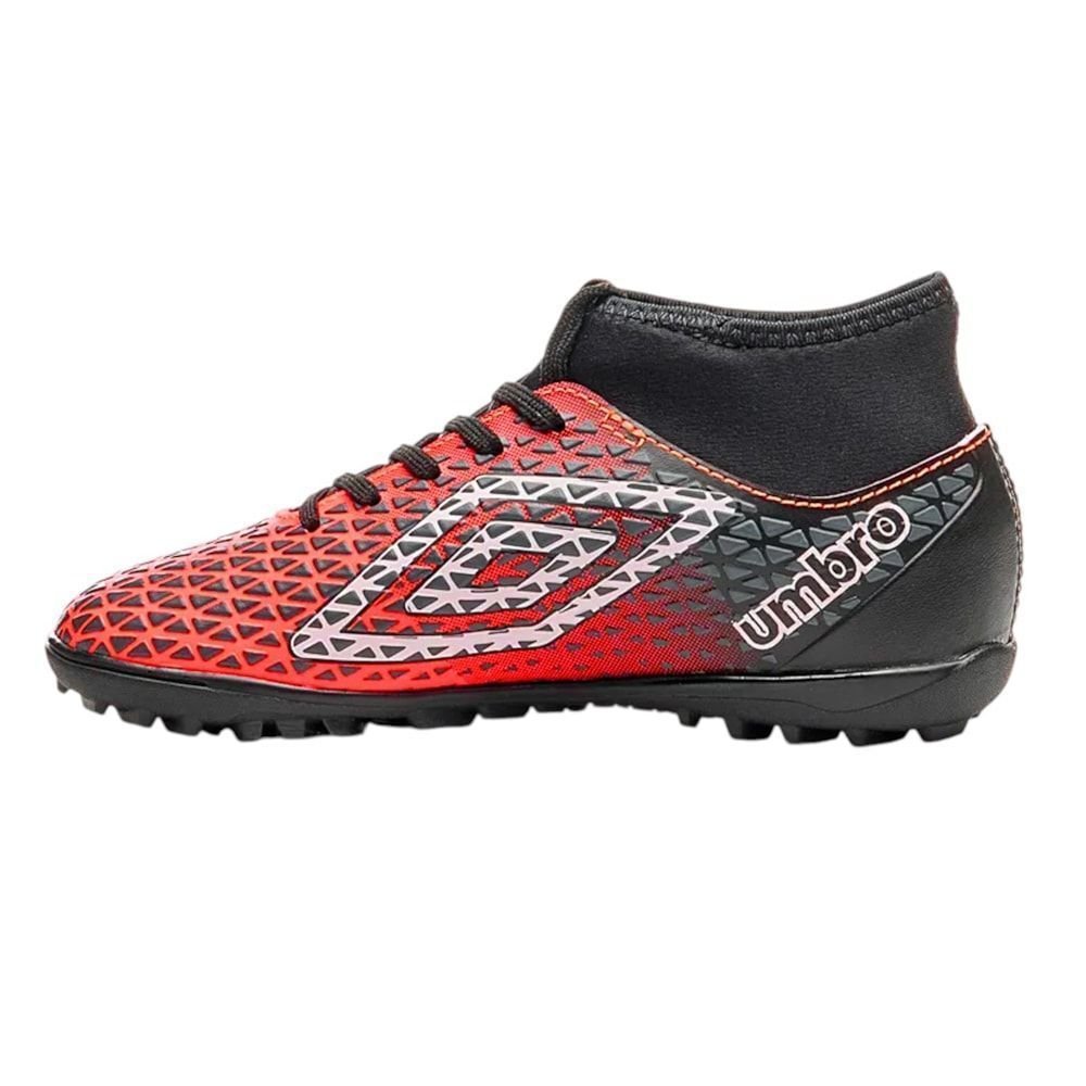 Chuteira Society Umbro Mutant Infantil Laranja/Preto 2
