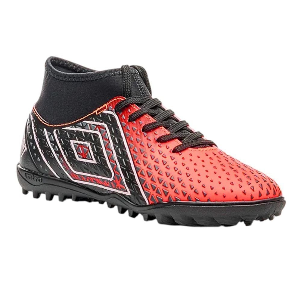 Chuteira Society Umbro Mutant Infantil Laranja/Preto 3
