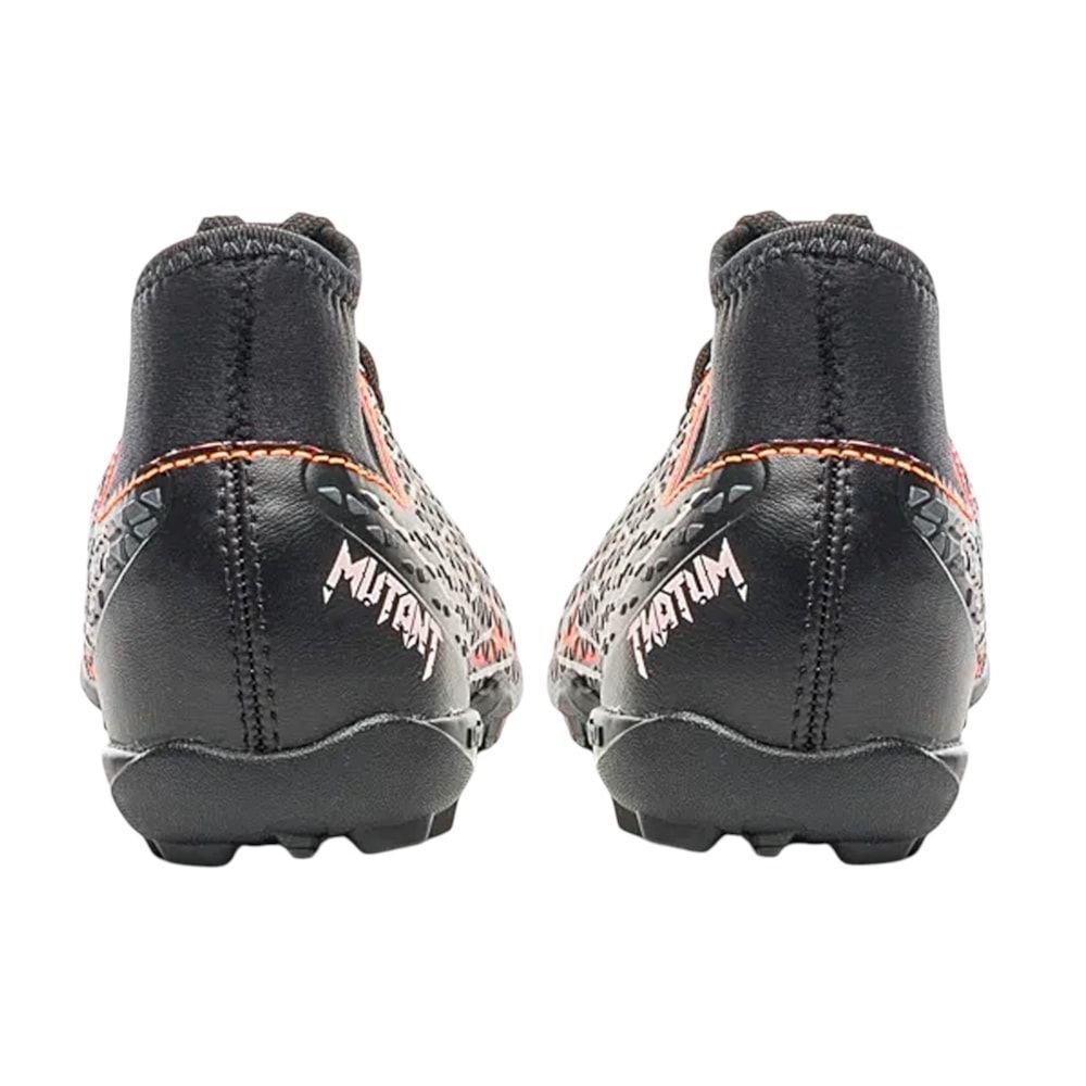 Chuteira Society Umbro Mutant Infantil Laranja/Preto 4