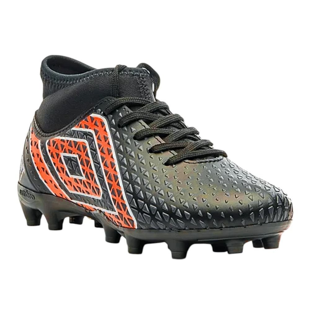 Chuteira Campo Umbro Mutant Infantil Preto/Laranja 3