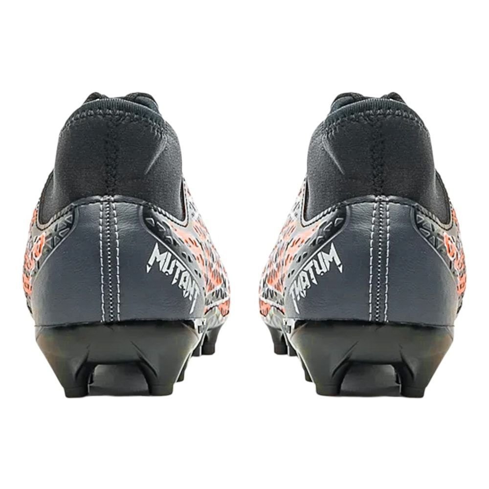 Chuteira Campo Umbro Mutant Infantil Preto/Laranja 4