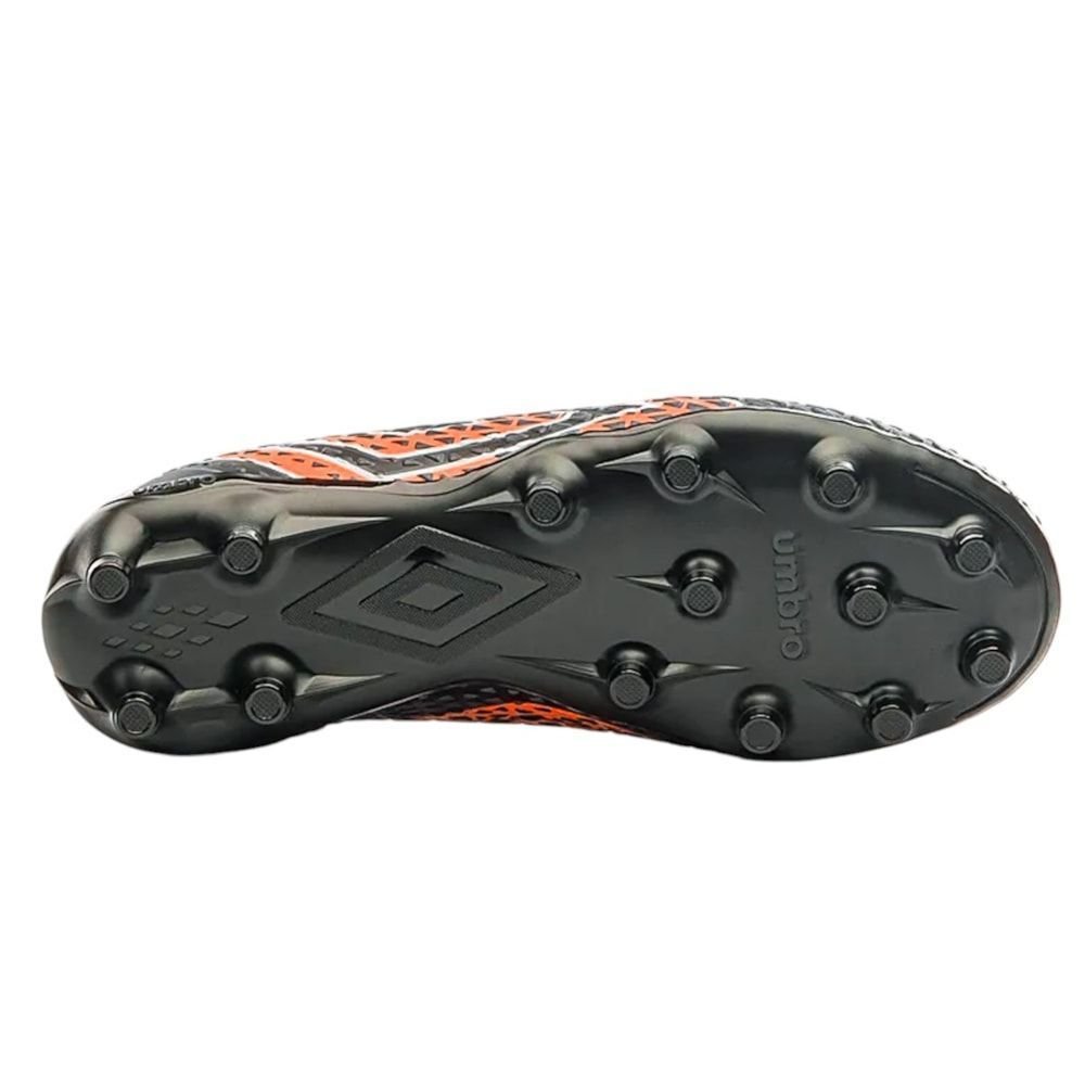 Chuteira Campo Umbro Mutant Infantil Preto/Laranja 6