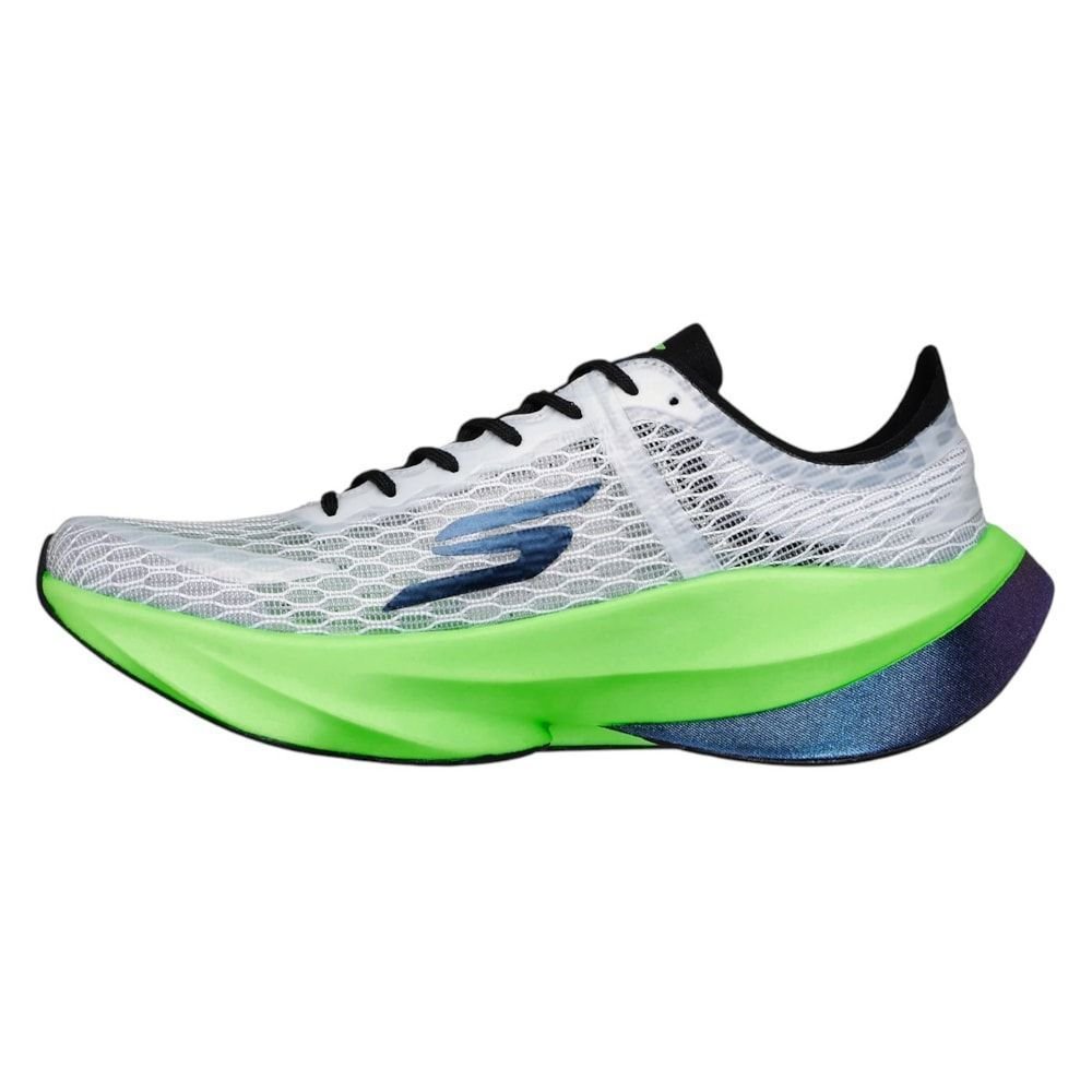 Tênis Skechers Aero Tempo Masculino Branco/Azul/Verde 2
