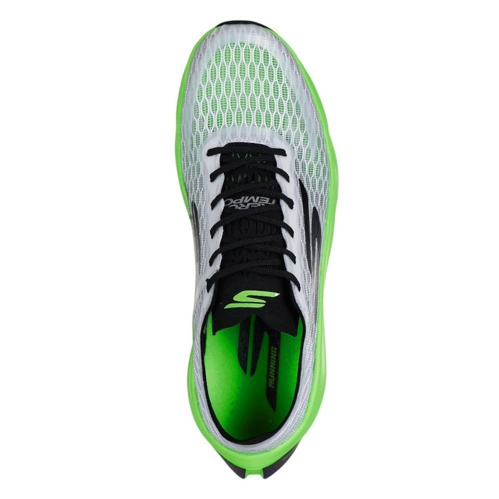 Tênis Skechers Aero Tempo Masculino Branco/Azul/Verde 4