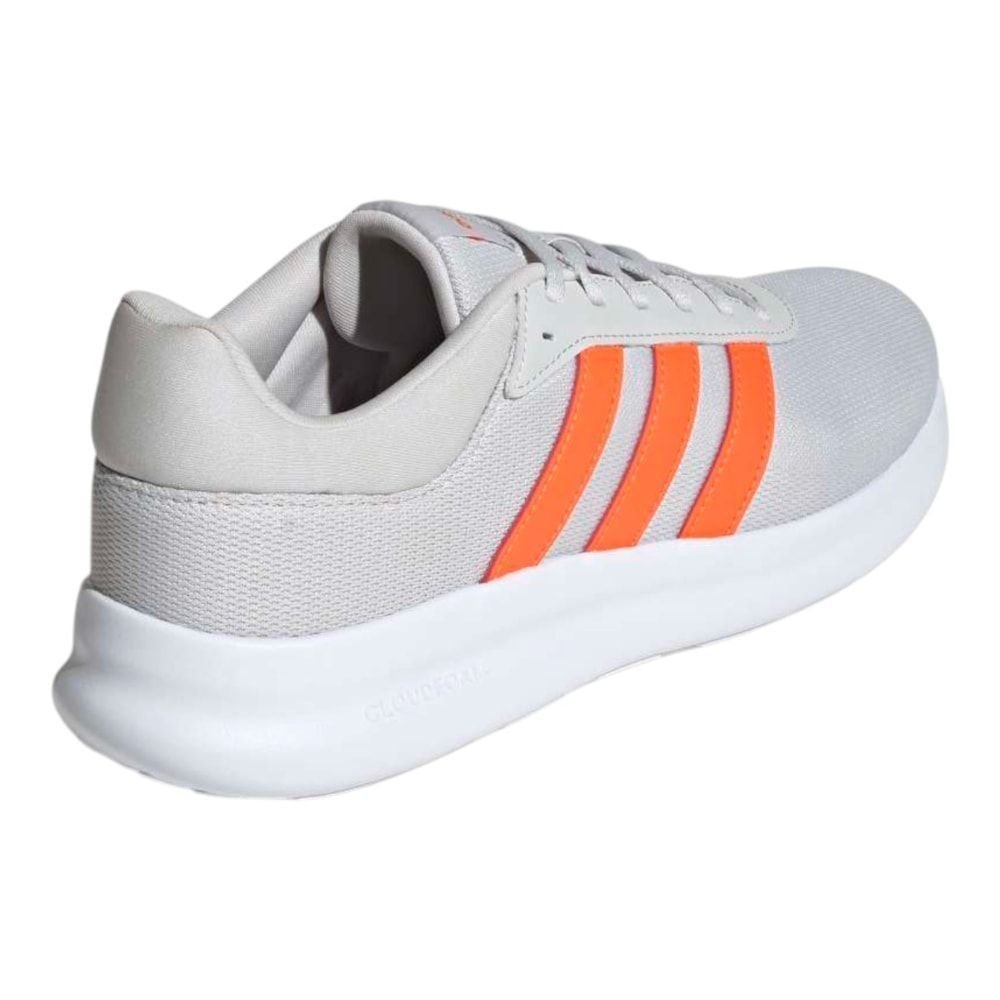 Tênis Adidas Lite Racer 4.0 Masculino Cinza/Laranja 4