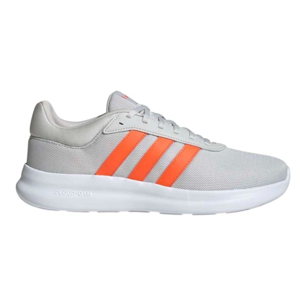 Tênis Adidas Lite Racer 4.0 Masculino Cinza/Laranja 1