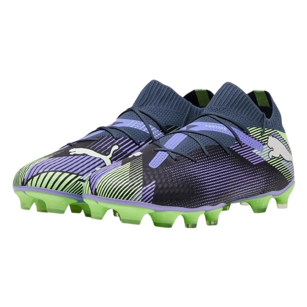 Chuteira Puma Future 7 Pro FG/AG Roxo/Verde 2